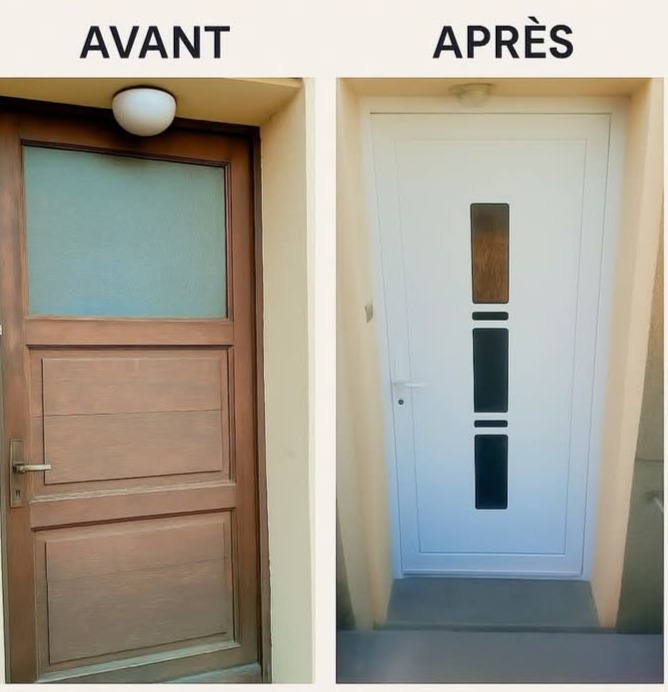 Avant Apres pose de Menuiserie - llorente david